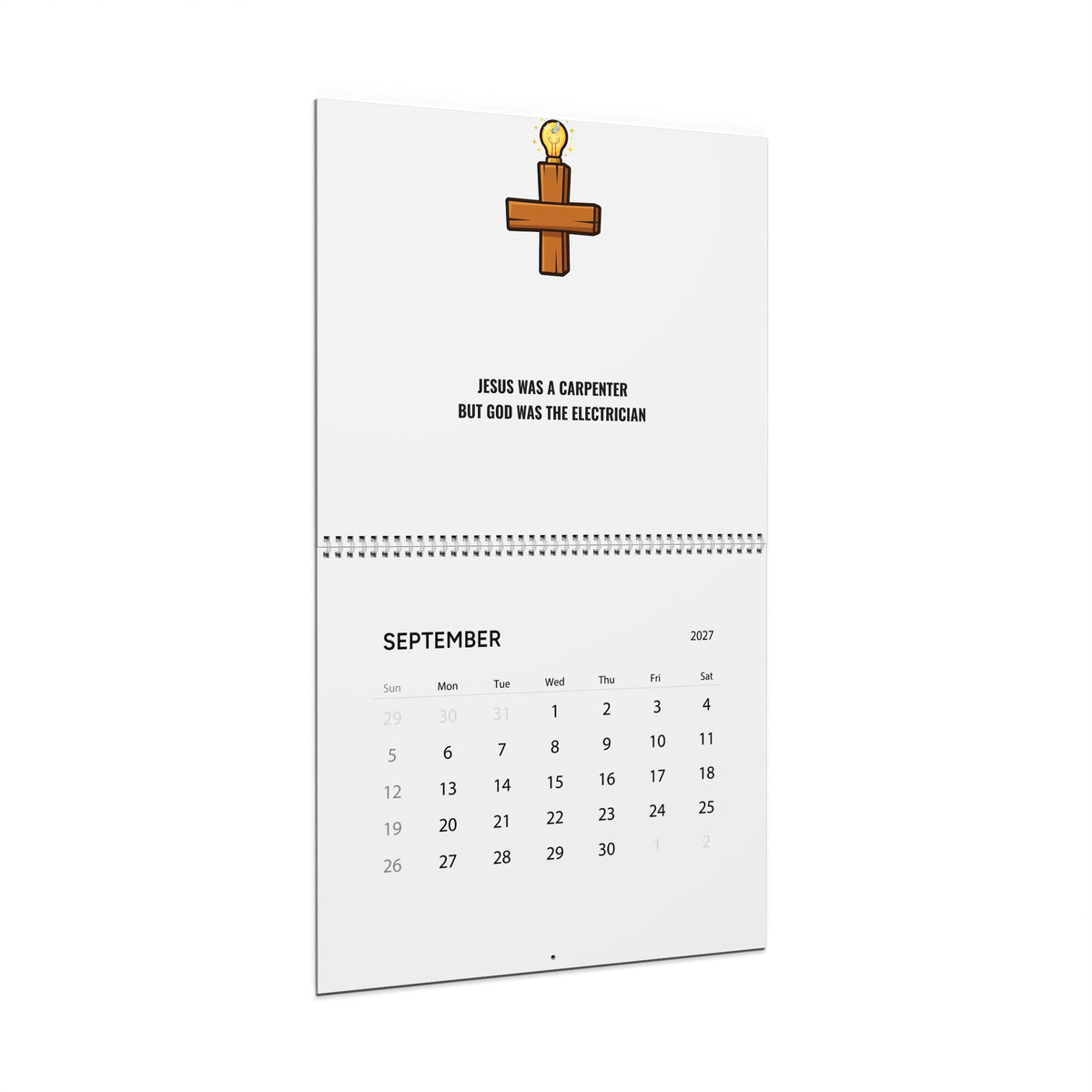 Carpenter & Electrician 2027 Wall Calendar