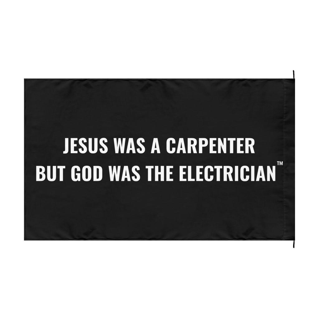Carpenter & Electrician Garden Flag