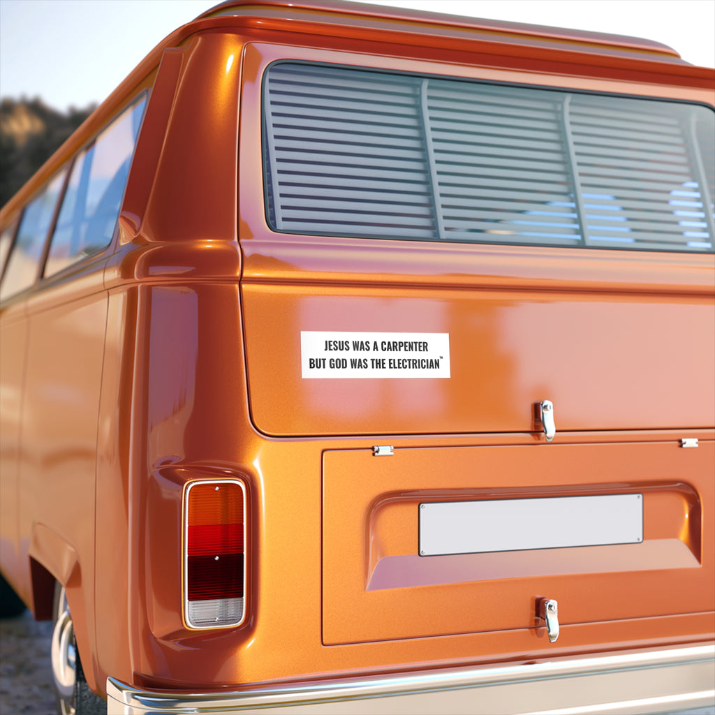 Carpenter & Electrician Bumper Sticker