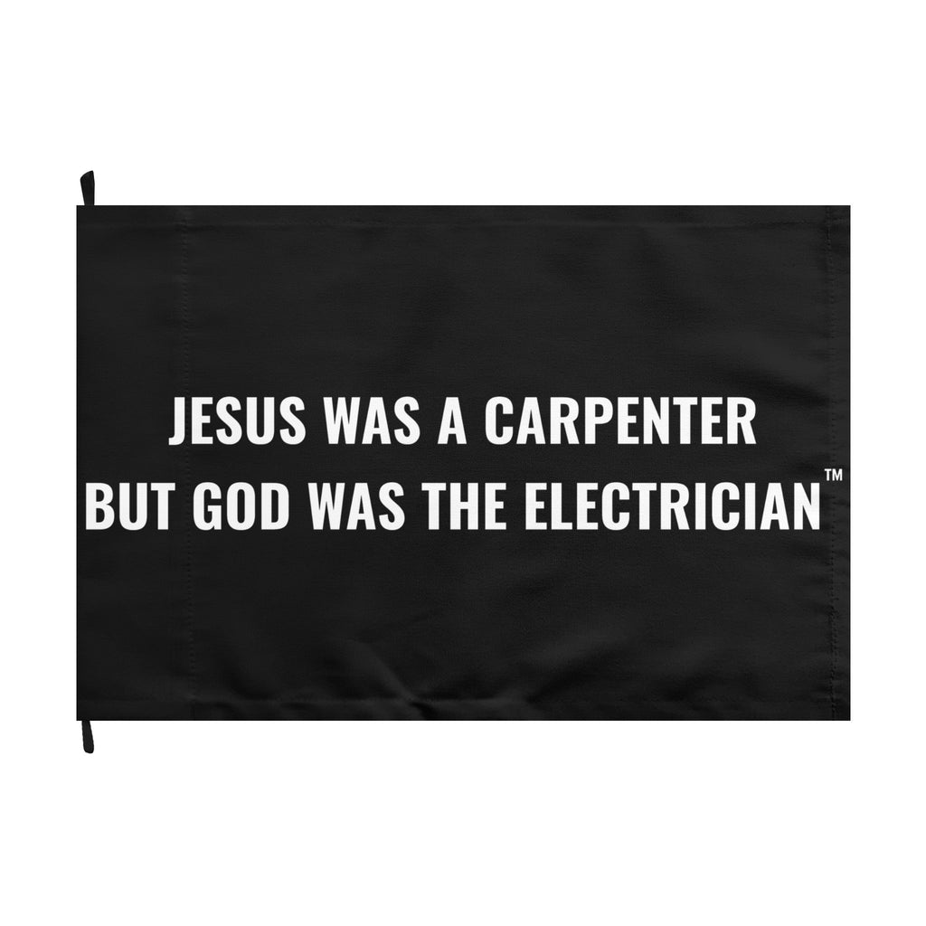 Carpenter & Electrician Garden Flag