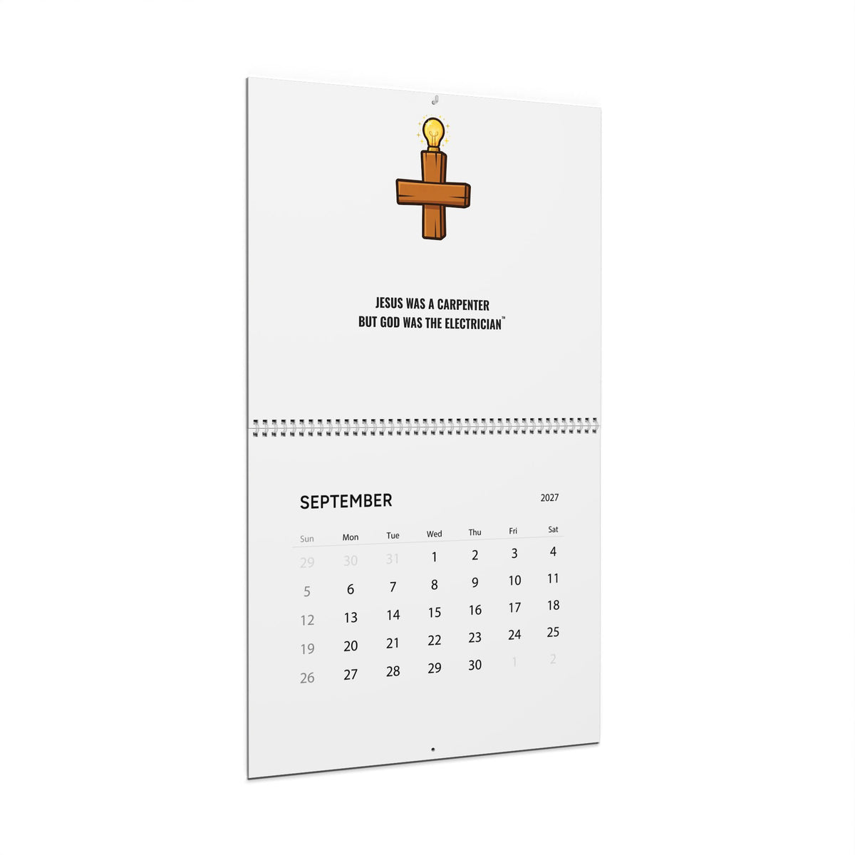 Carpenter & Electrician 2027 Wall Calendar