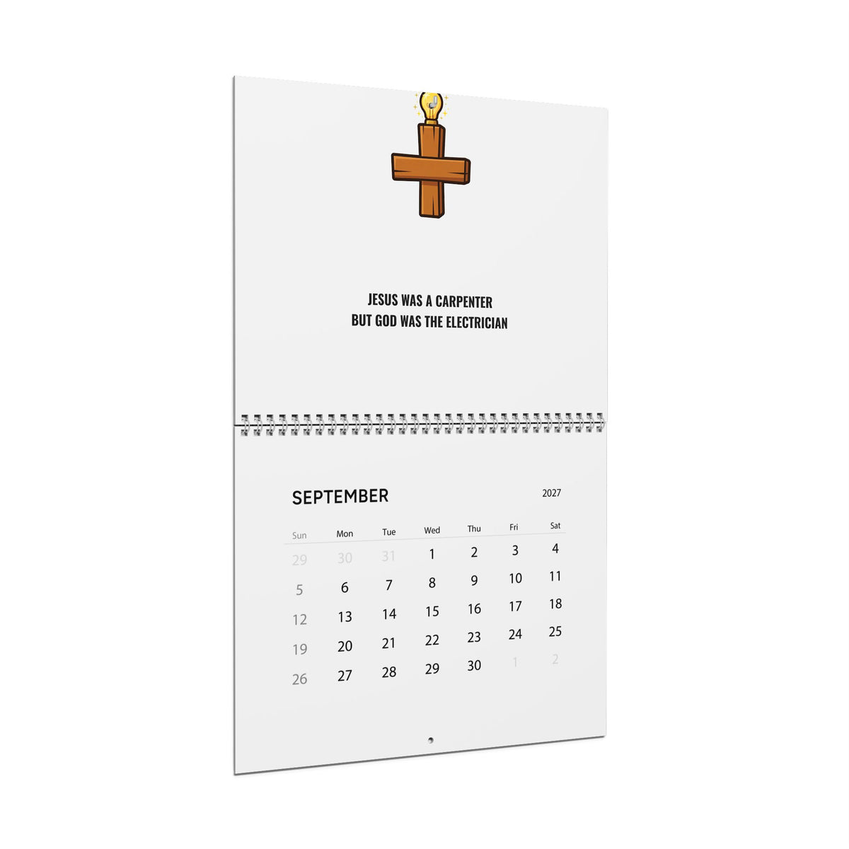 Carpenter & Electrician 2027 Wall Calendar