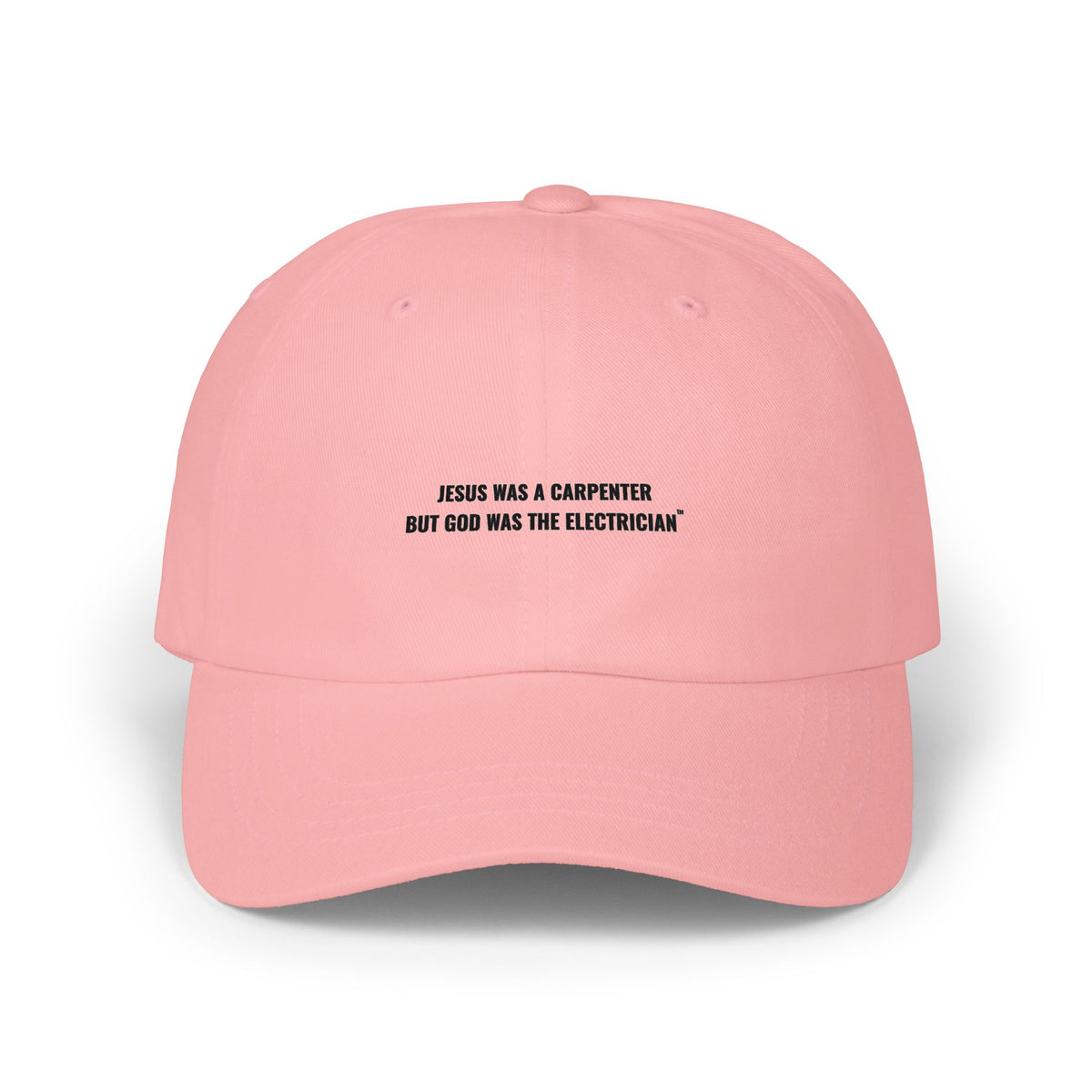 Carpenter & Electrician Dad Cap — Slogan