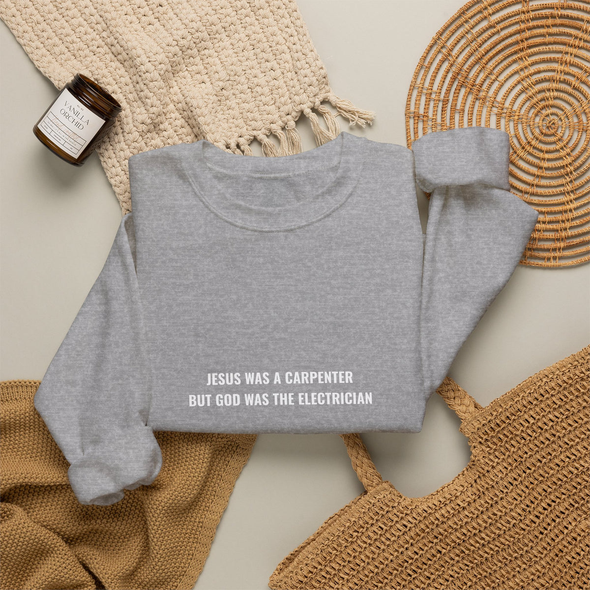 Carpenter & Electrician Crewneck Sweatshirt