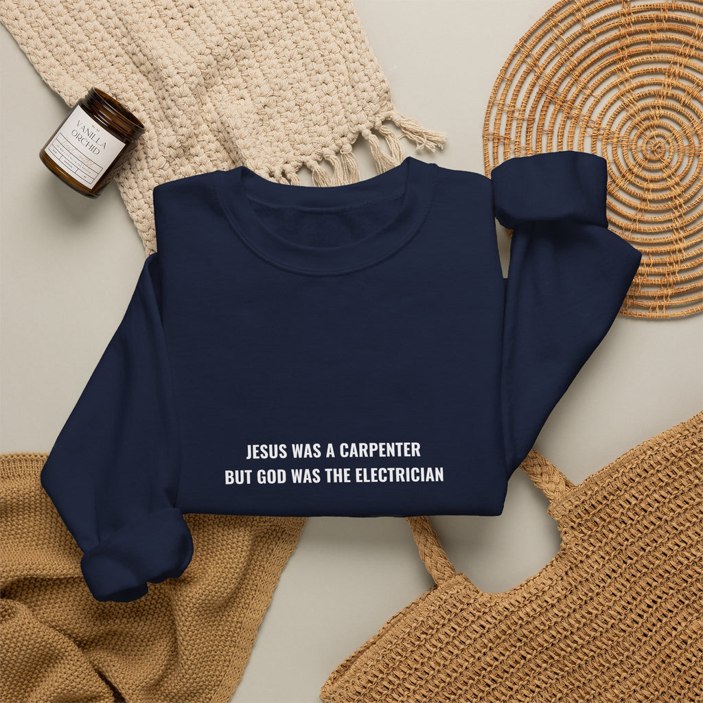 Carpenter & Electrician Crewneck Sweatshirt