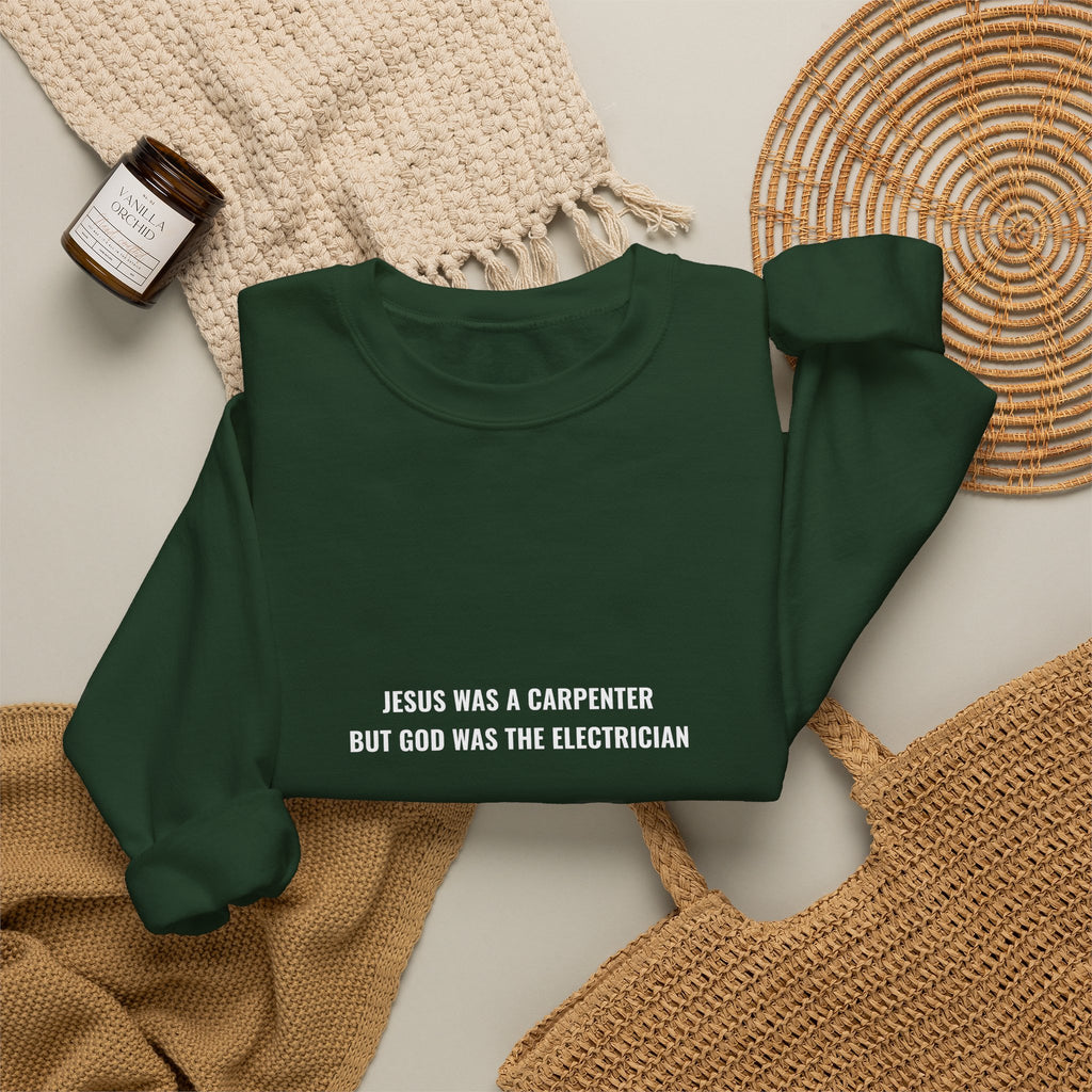 Carpenter & Electrician Crewneck Sweatshirt