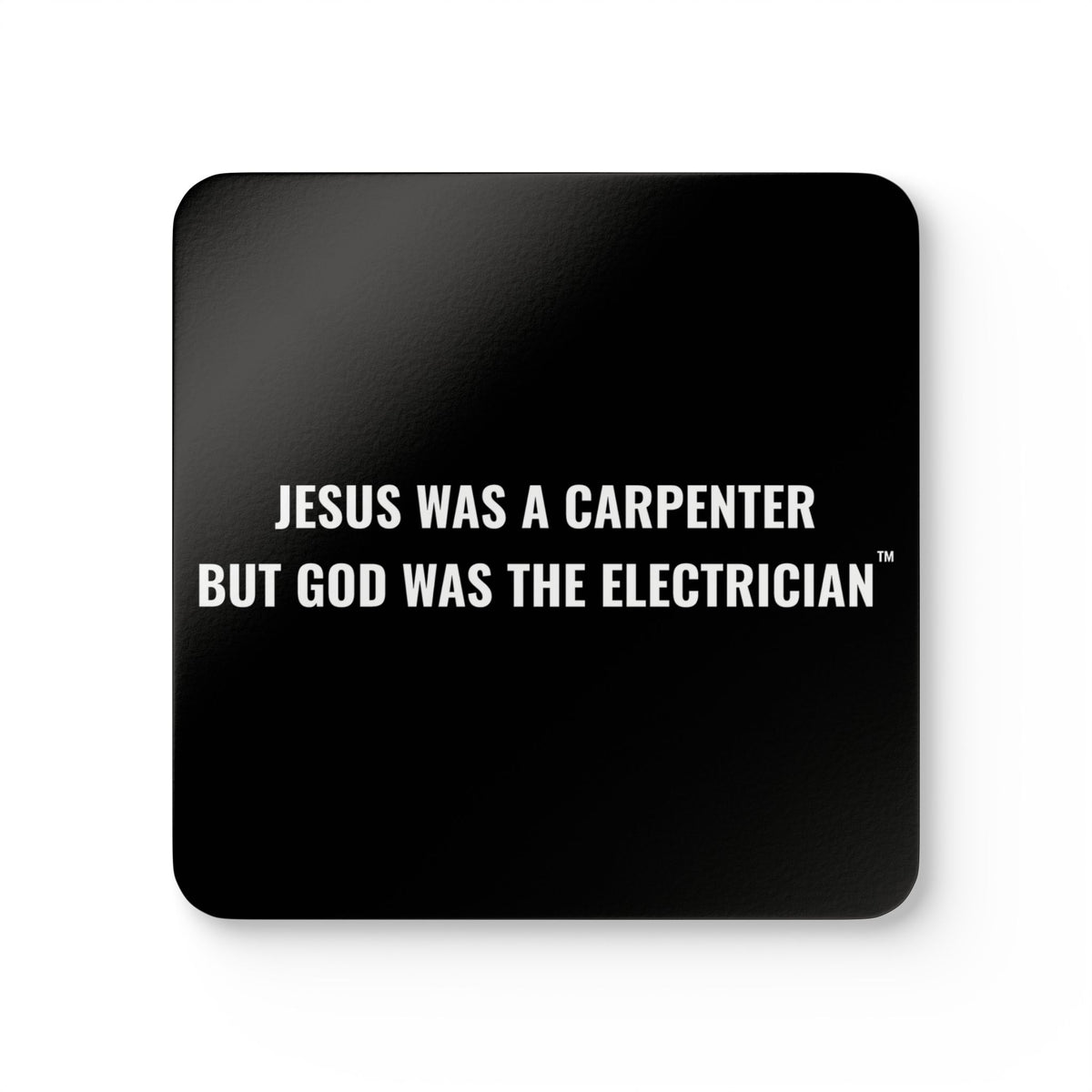 Carpenter & Electrician Coasters — Set of 4