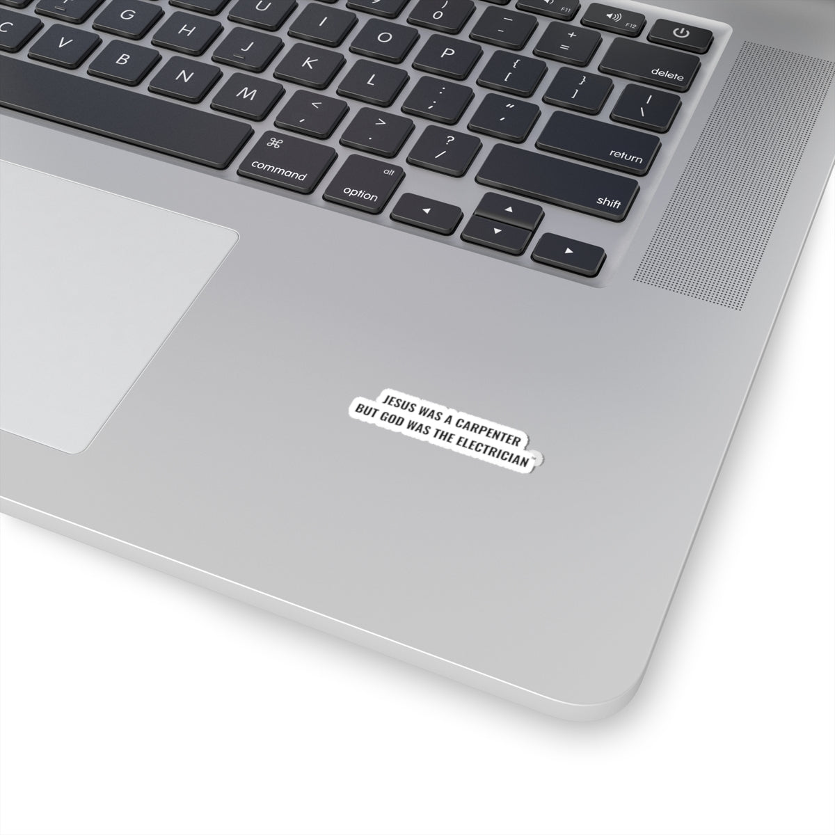 Carpenter & Electrician Slogan Sticker