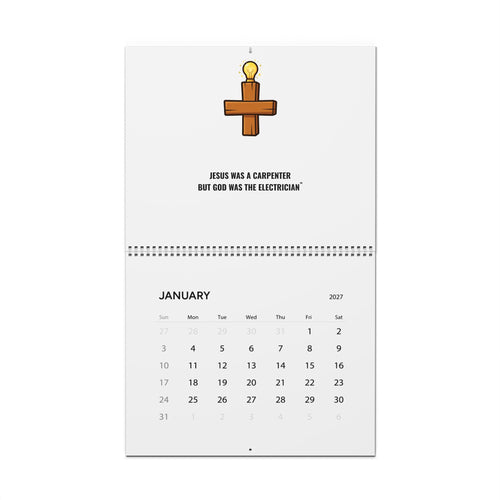 Carpenter & Electrician 2027 Wall Calendar