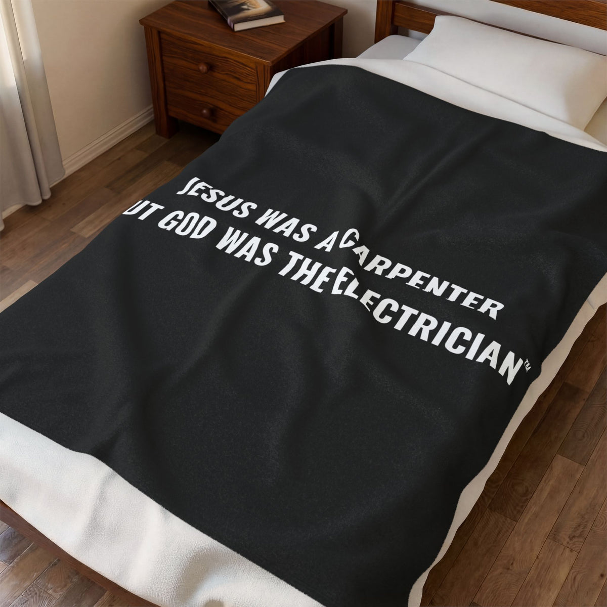 Carpenter & Electrician Plush Blanket