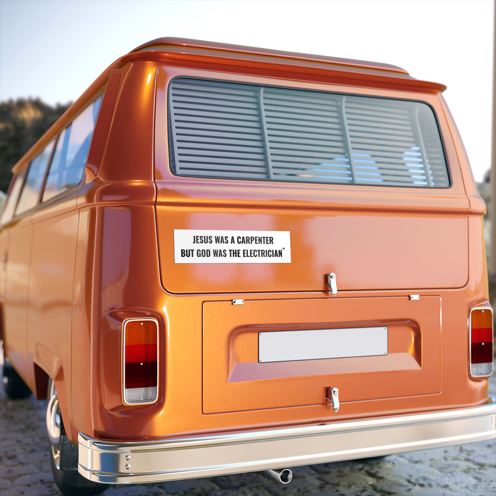 Carpenter & Electrician Bumper Sticker