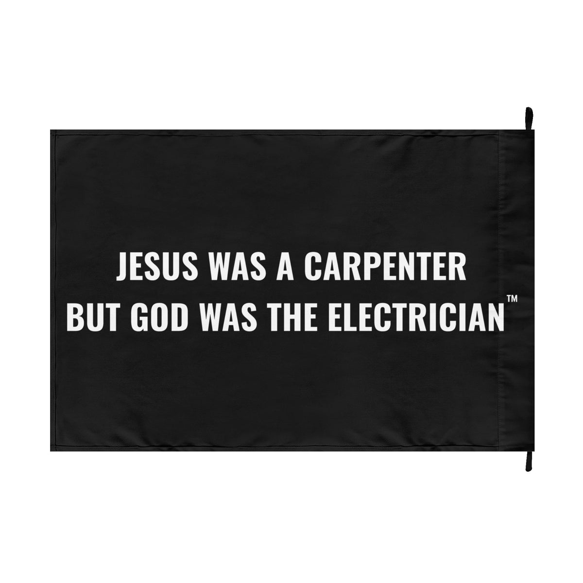 Carpenter & Electrician Garden Flag