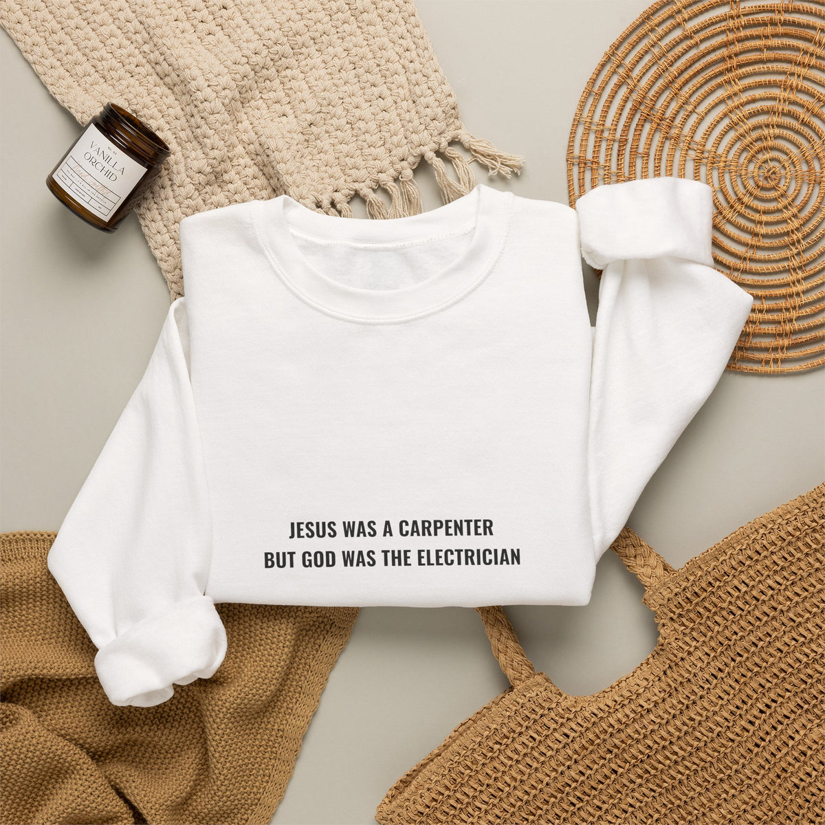 Carpenter & Electrician Crewneck Sweatshirt