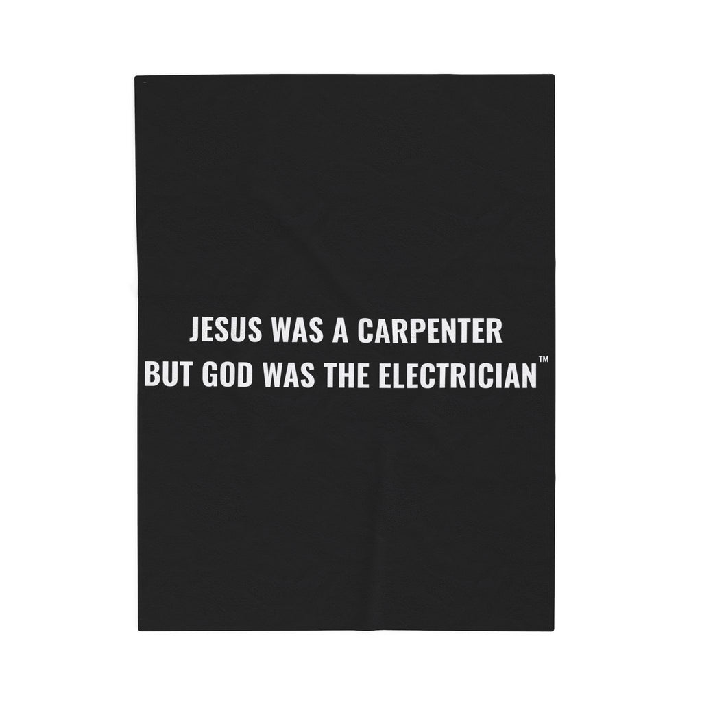 Carpenter & Electrician Plush Blanket