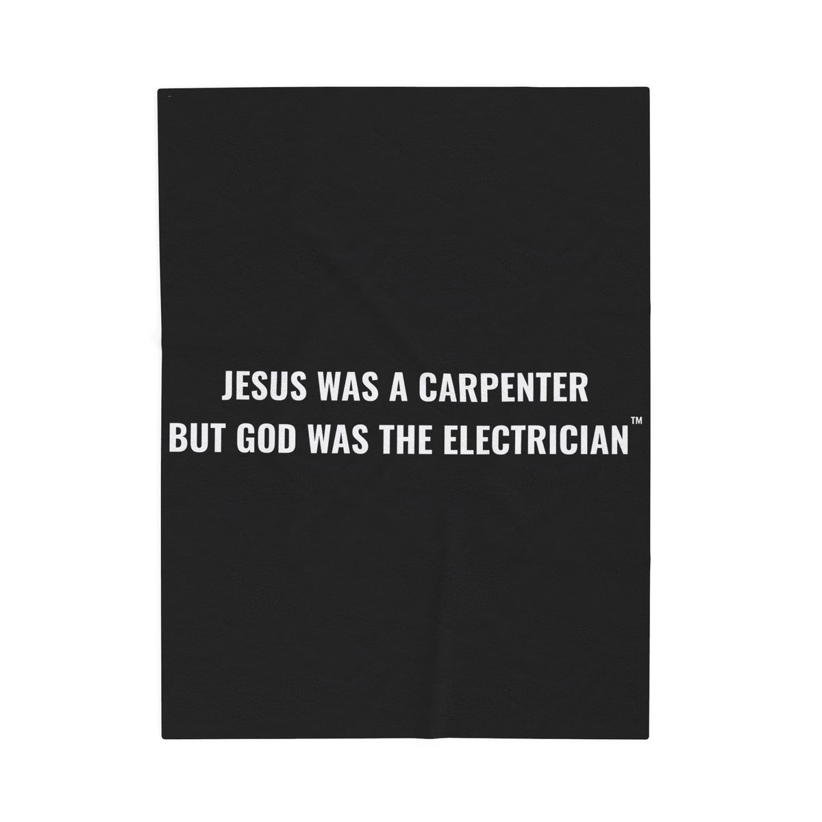 Carpenter & Electrician Plush Blanket