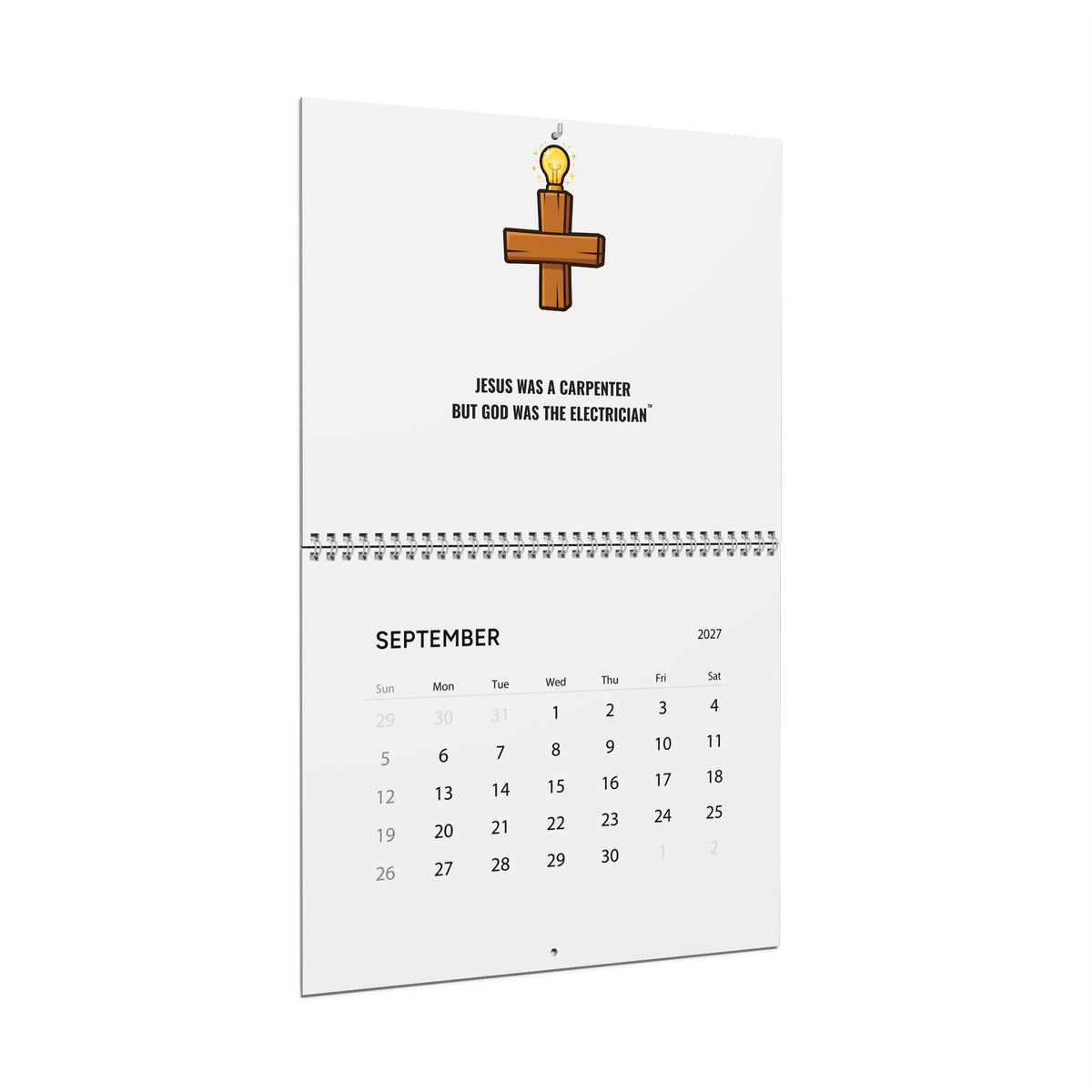 Carpenter & Electrician 2027 Wall Calendar