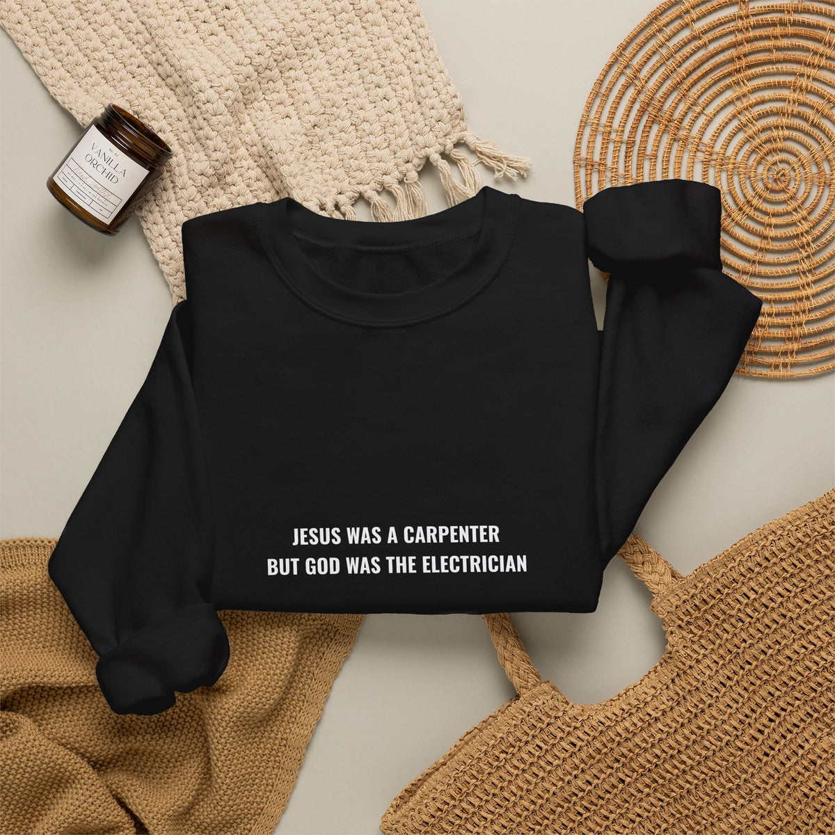 Carpenter & Electrician Crewneck Sweatshirt