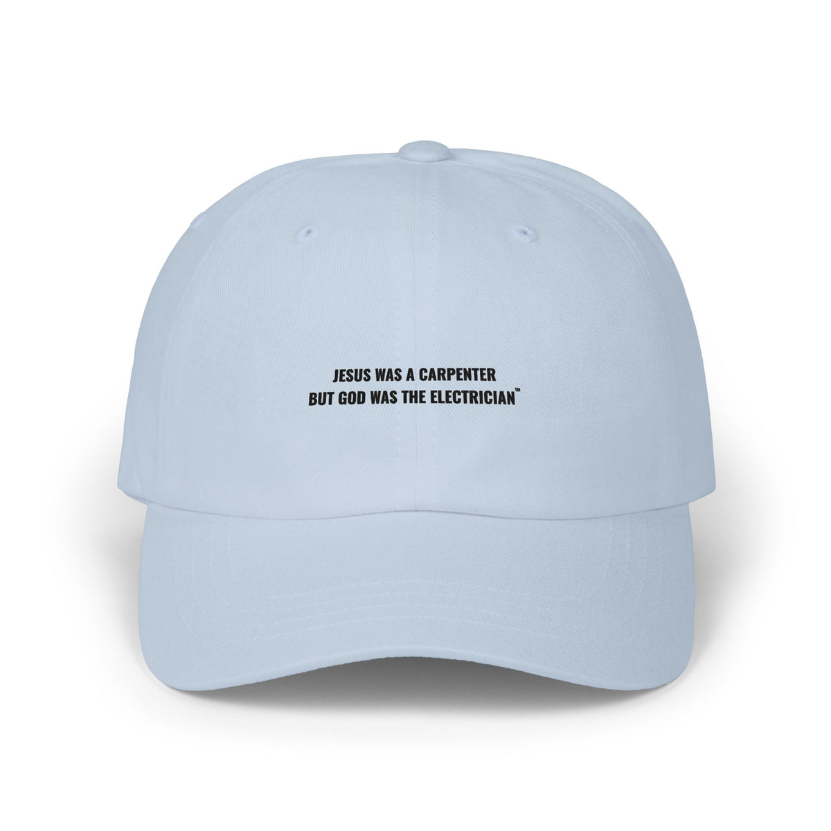 Carpenter & Electrician Dad Cap — Slogan