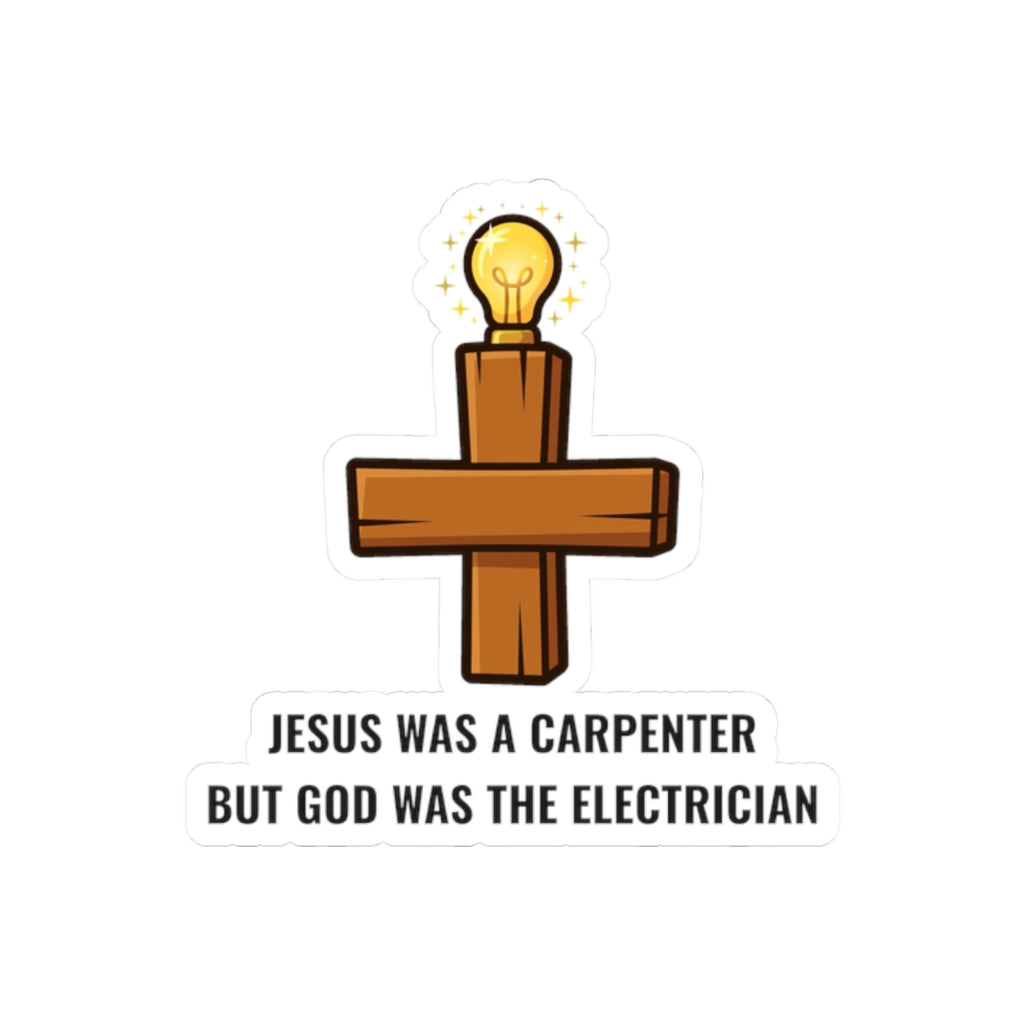 Carpenter & Electrician Vinyl Sticker